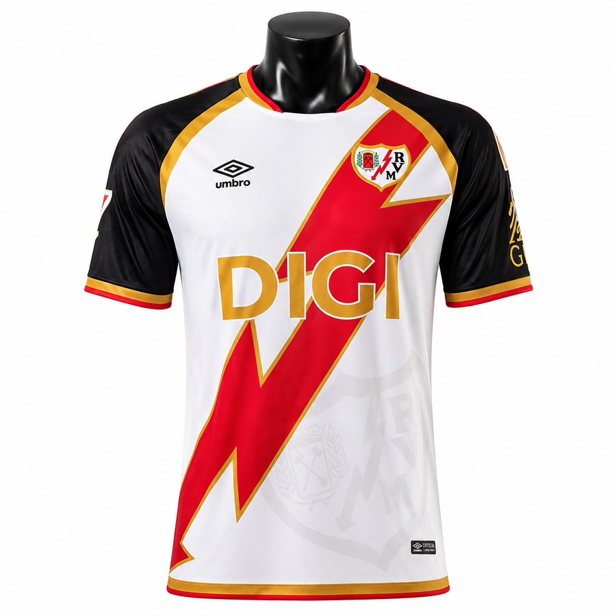 Rayo Vallecano Home Jersey 2026/2027